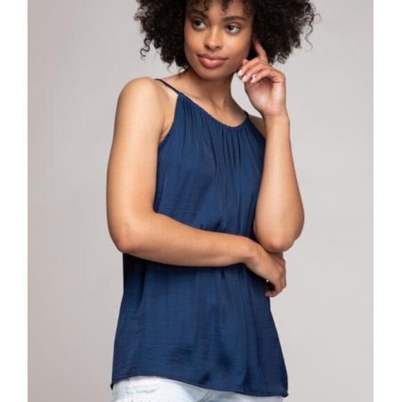 Naked Zebra Drawstring NeckTank Top - Picture 1 of 3